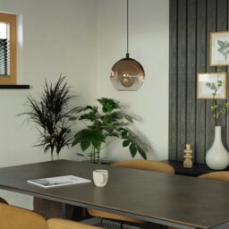 EGLO Ariscani Adjustable Pendant Light - Black - thumbnail 2