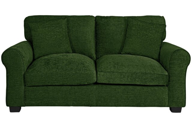 Argos Home Taylor Fabric 2 Seater Sofa - Green - image 1