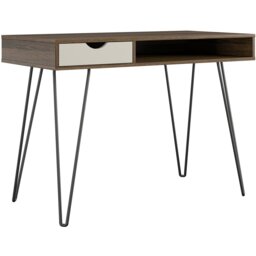 Dorel Harmony 1 Drawer Desk - Brown - thumbnail 2