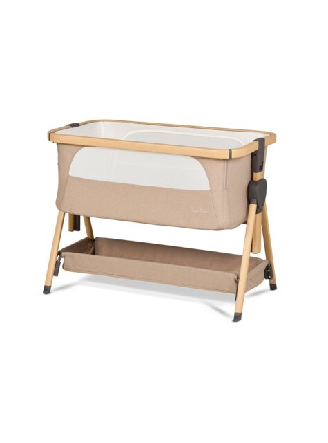 Silver Cross Lunar Bedside Crib - Natural - image 1
