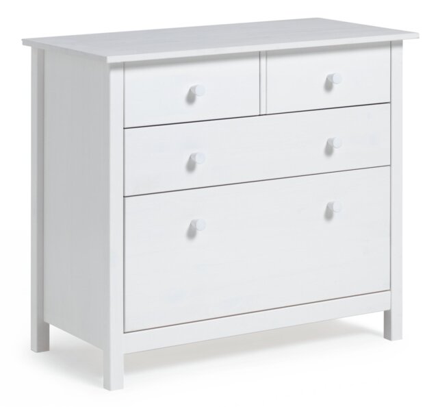 Argos Home Kids Scandinavia 4 Chest of Drawers - White - image 1