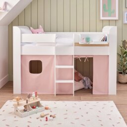 Great Little Trading Company Paddington Midsleeper Bed -Pink - thumbnail 1