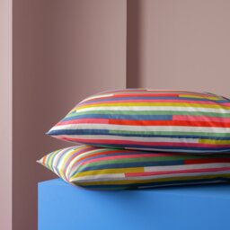 Habitat 60 Klee Cotton Pillowcase 2pk by Margo Selby - Multi - thumbnail 1