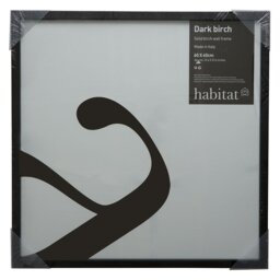 Habitat Black Dark Birch Wooden Picture Frame - 60x60cm - thumbnail 1