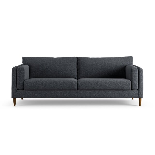 Habitat Newington Fabric 4 Seater Sofa - Charcoal - Dark Leg - image 1