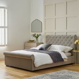 Argos Home Harrow Kingsize Side Lift Ottoman Bed - Grey