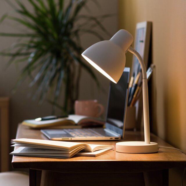 Argos Home Desk Lamp - White - image 1