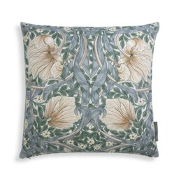 Habitat x Morris & Co. Pimpernel Cushion - Blue - 50x50cm