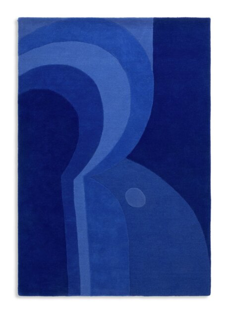 Habitat 60 Ripple Rug by Simone Brewster - 160x230cm - Blue - image 1