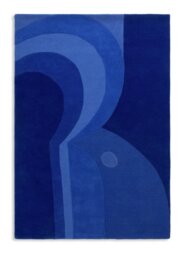Habitat 60 Ripple Rug by Simone Brewster - 160x230cm - Blue - thumbnail 1