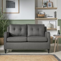Habitat Dylan Fabric 2 Seater Sofa - Charcoal - thumbnail 2