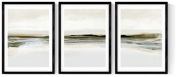 East End Prints Winter Landscape Black Frame Art Print - A3 - thumbnail 2