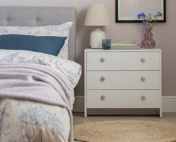 Argos Home Seville 3 Drawer Chest - White - thumbnail 1