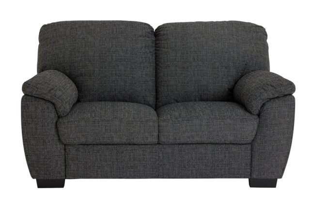 Argos Home Milano Fabric 2 Seater Sofa - Charcoal - image 1