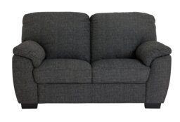 Argos Home Milano Fabric 2 Seater Sofa - Charcoal - thumbnail 1