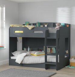 Habitat Ultimate Bunk Bed With Mattresses - Grey - thumbnail 1