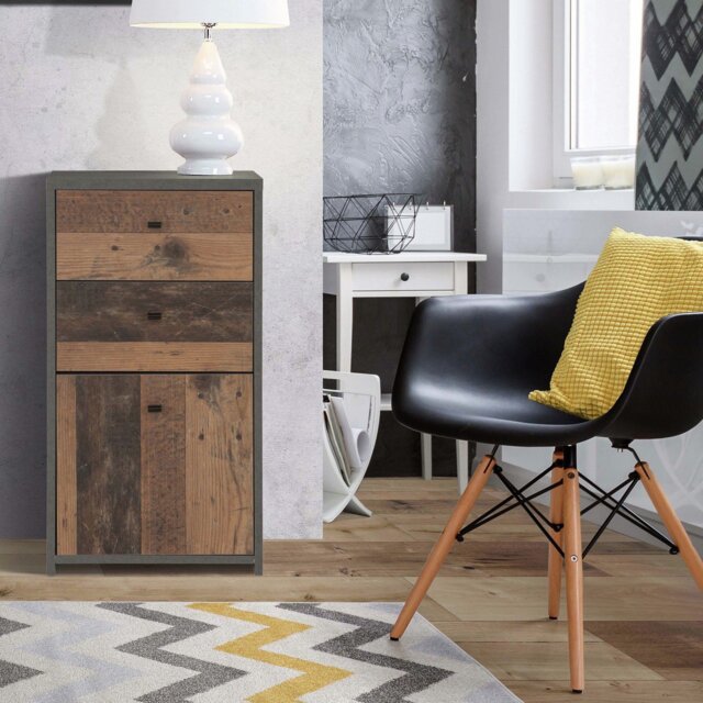Furniture To Go Best 1 Door 2 Drawer Sideboard - Brown - image 1