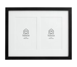 """Habitat Single Mount Multi Photo Black Picture Frame - 4x6""""""" - thumbnail 2