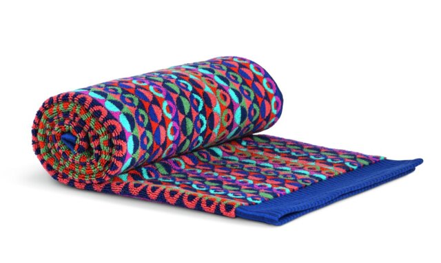 Habitat 60 Ronda Circles Bath Sheet by Margo Selby - Multi - image 1