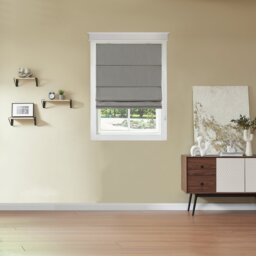 Little Black Book Blackout Dove Grey Roman Blind - 150cm