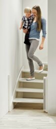 BabyDan Guard Me Auto Foldable Safety Gate - White - thumbnail 2