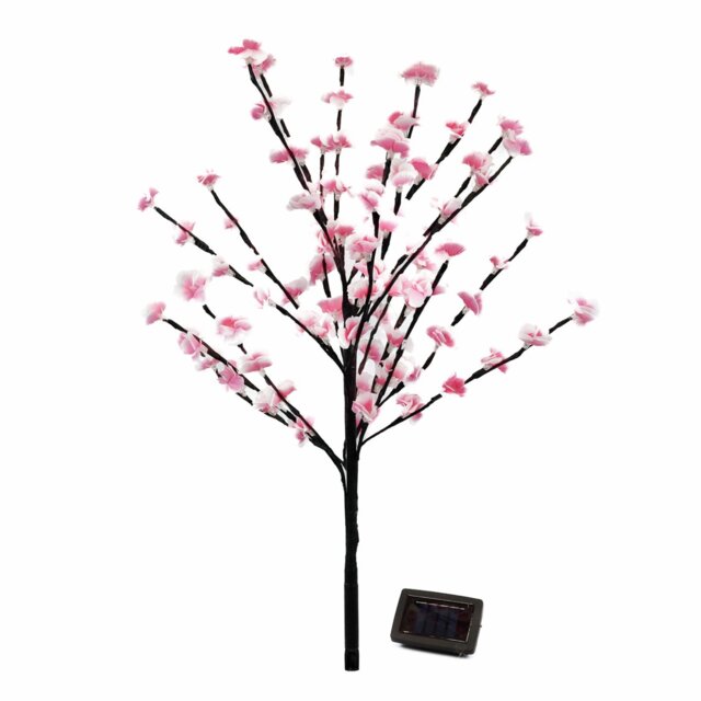 Streetwize Garden Pink Cherry Blossom Tree Solar Light - image 1