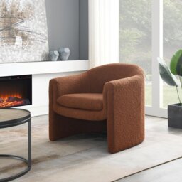 Sofa Source Ettie Accent Chair - Rust - thumbnail 1