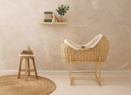 Clair de Lune Organic Noah Pod Moses Basket With Stand - thumbnail 2