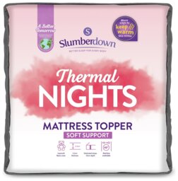 Slumberdown Thermal Nights 2.5cm Mattress Topper -Single