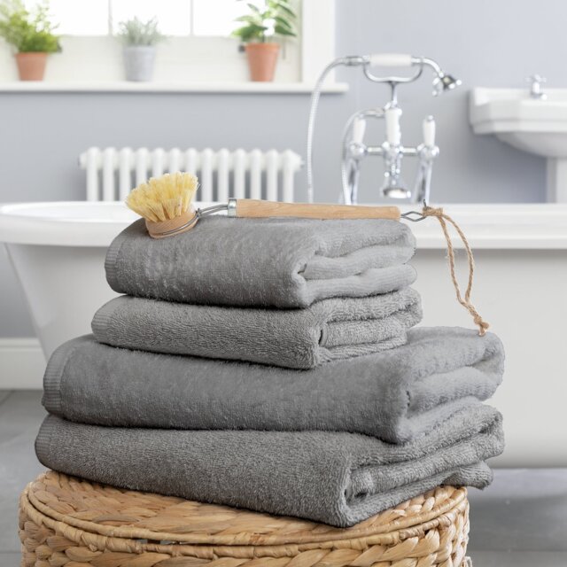 Argos Home 4 Piece Towel Bale - Grey - image 1
