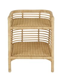 Habitat Nadia Rattan Bedside Table - thumbnail 1