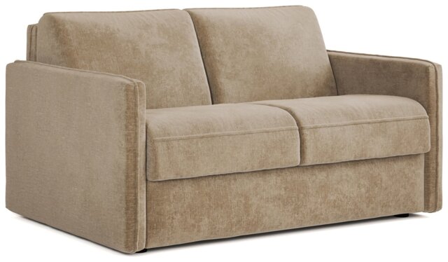 Jay-Be Slim Fabric 2 Seater Sofa Bed - Stone - image 1