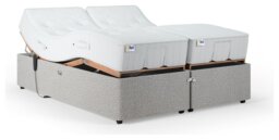 Mibed Essentials Kingsize Adjustable Bed & Mattress - Grey - thumbnail 2