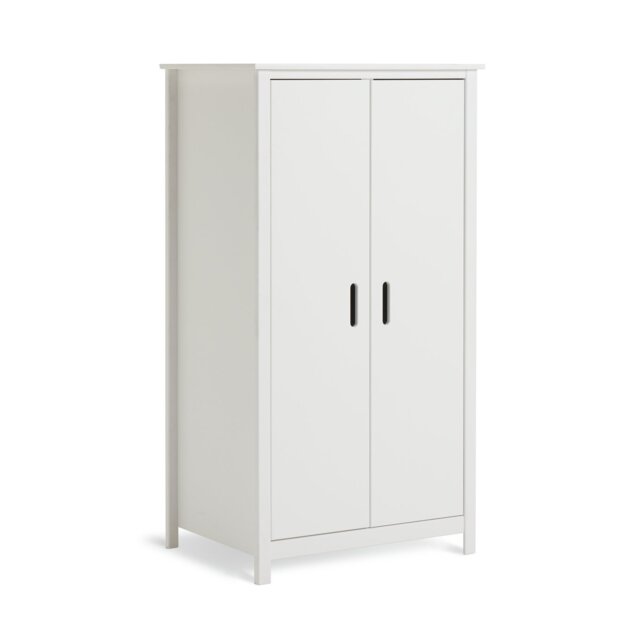 Habitat Kids Ronnie Short 2 Door Wardrobe - White - image 1