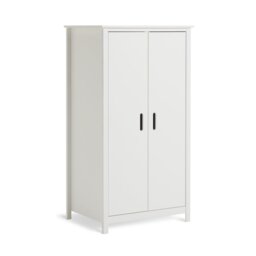 Habitat Kids Ronnie Short 2 Door Wardrobe - White - thumbnail 1