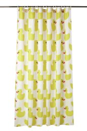 Argos Home Rubber Duck Shower Curtain - Yellow - thumbnail 2