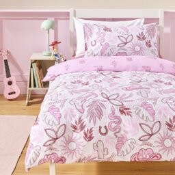 Argos Home Western Cowgirl Pink Bedding Set - Single - thumbnail 1
