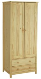 Argos Home New Scandinavia 2 Door 2 Drawer Wardrobe - Pine - thumbnail 2