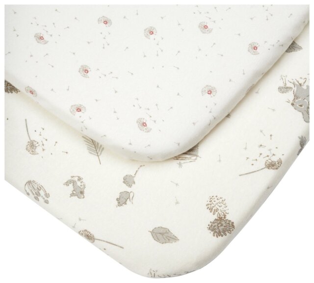Tutti Bambini Cozee Crib 2pk Fitted Sheets Cocoon - image 1