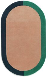 Habitat Studio Two-tone Border Wool Rug -100x170cm - thumbnail 2