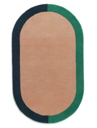Habitat Studio Two-tone Border Wool Rug -100x170cm - thumbnail 1