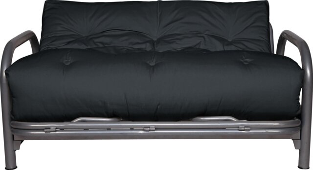 Argos Home Mexico 2 Seater Futon Sofa Bed - Black - image 1
