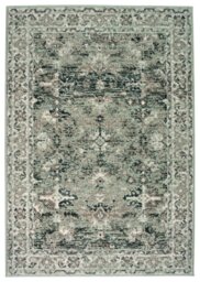 Homemaker Traditional Sage Green Short Pile Rug - 160x230cm - thumbnail 2