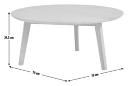 Habitat Banbury Coffee Table - Natural - thumbnail 2