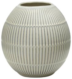 Habitat Ceramic Glazed Vase - White - thumbnail 2