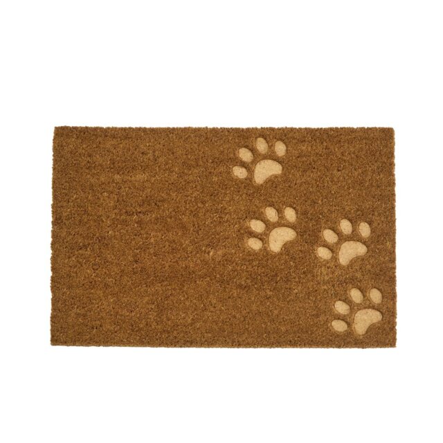 Argos Home Paws Debossed Coir Mat - 40x60cm - image 1