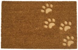 Argos Home Paws Debossed Coir Mat - 40x60cm - thumbnail 2