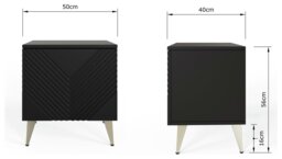 Frank Olsen Ava Side Table - Black - thumbnail 2