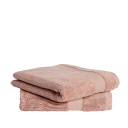 Habitat Hygro Anti Microbial 2 Pack Hand Towel - Blush - thumbnail 1