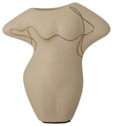 Bloomingville Terracotta Body Shaped Vase - Natural - thumbnail 2
